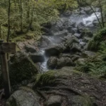 Gorges de Toul Goulic : roches granitiques et eau du Blavet sous la pierre