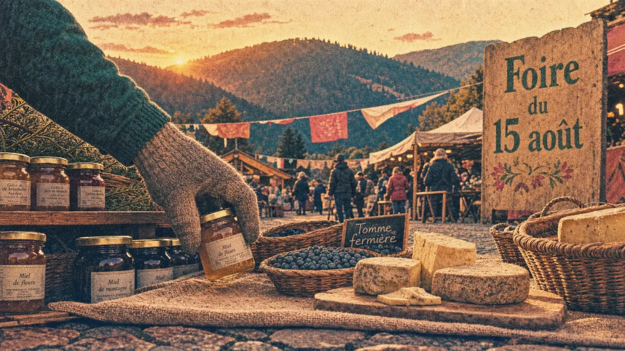 Que faire le 15 août dans les Vosges : foire et marché, produits vosgiens