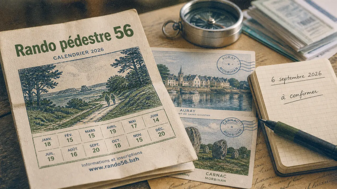 Calendrier rando pédestre 56 Morbihan : dates à confirmer