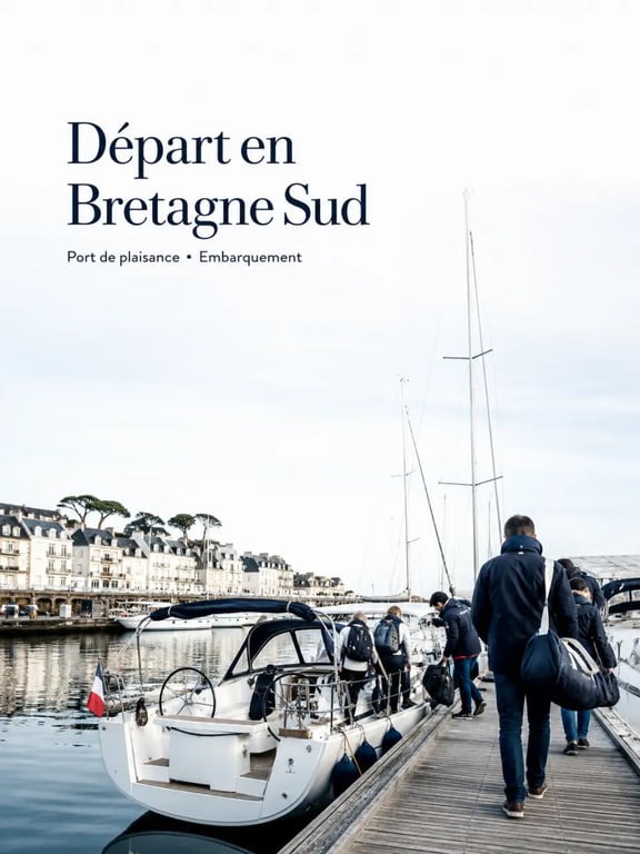 Explorer les côtes du Morbihan en louant un bateau, départ depuis La Trinité-sur-Mer avec bateaux de location au port