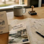 Office de tourisme du pays du roi Morvan : brochures et plan pour Le Faouët et Guémené-sur-Scorff