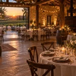 Domaine du buttay salle de réception : intérieur pour 70 convives