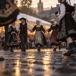 fest noz morbihan aout 2025 : danse bretonne sous chapiteau