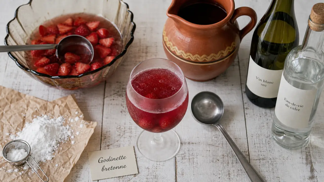 Godinette bretonne fruitée en macération 48 heures pour apéritif