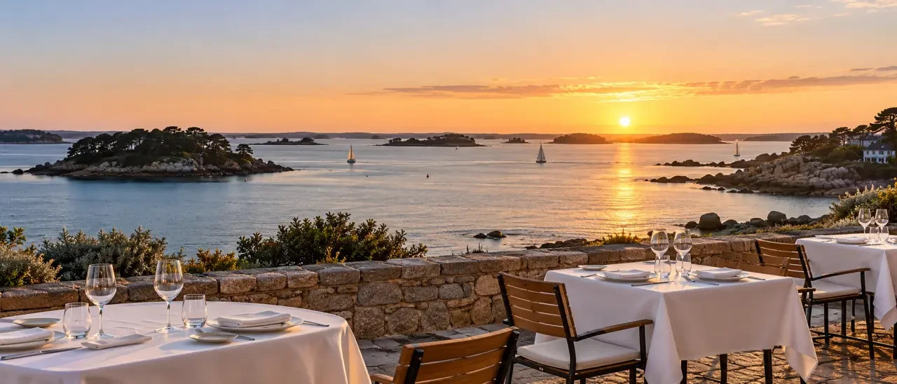 Les meilleurs restaurants du Morbihan avec terrasse et vue sur le Golfe