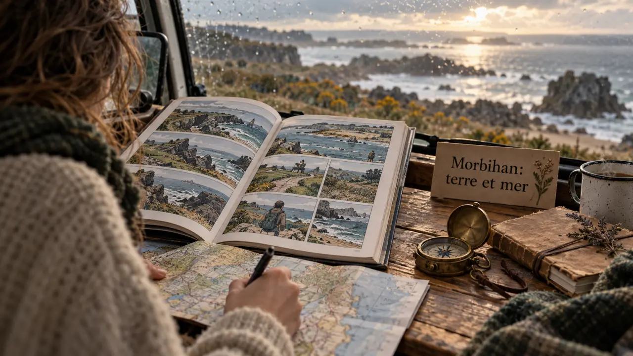 Morbihan une histoire entre terre et mer : BD sur 350 millions d’années